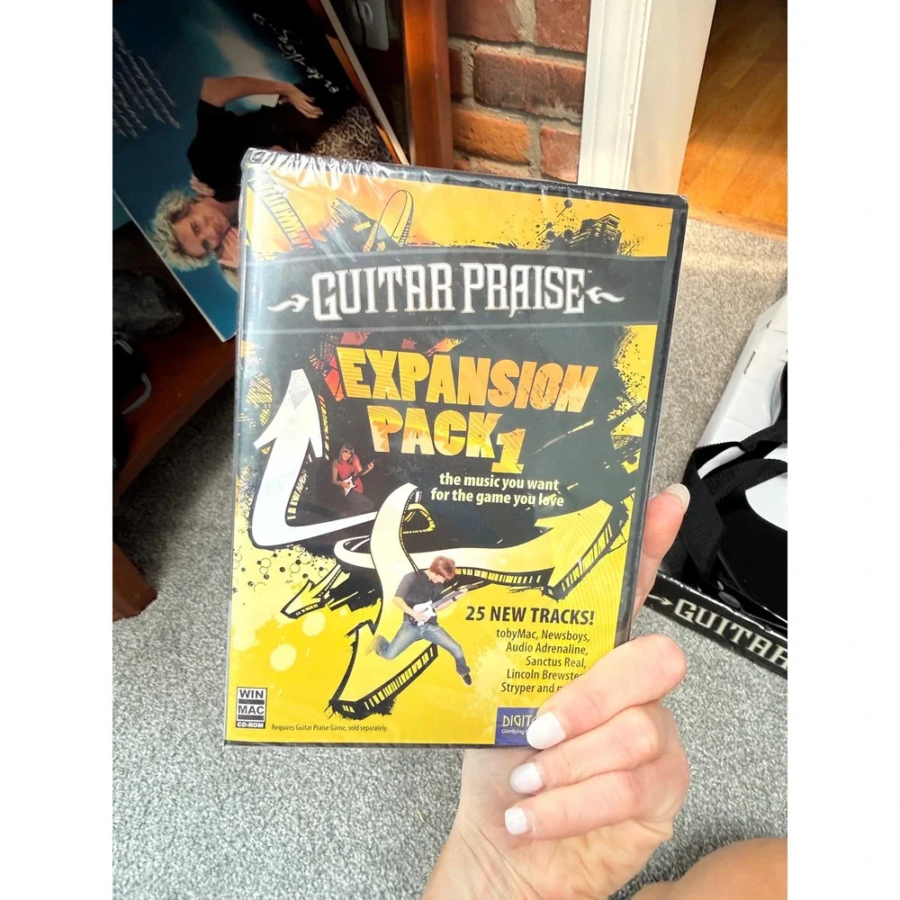 Guitar Praise Solid Rock‎ PC Mac Wireless Controller & Expansion Pack 1 Bundle